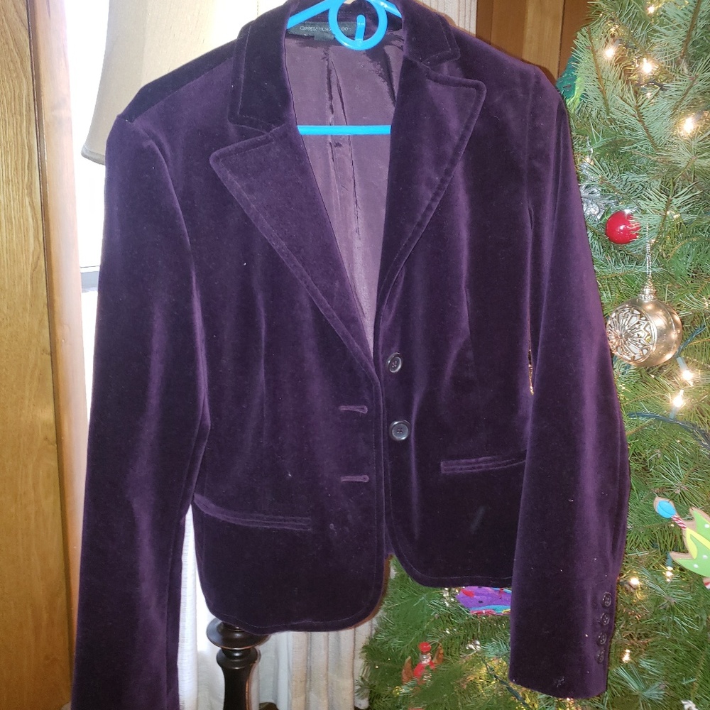Velvet blazer